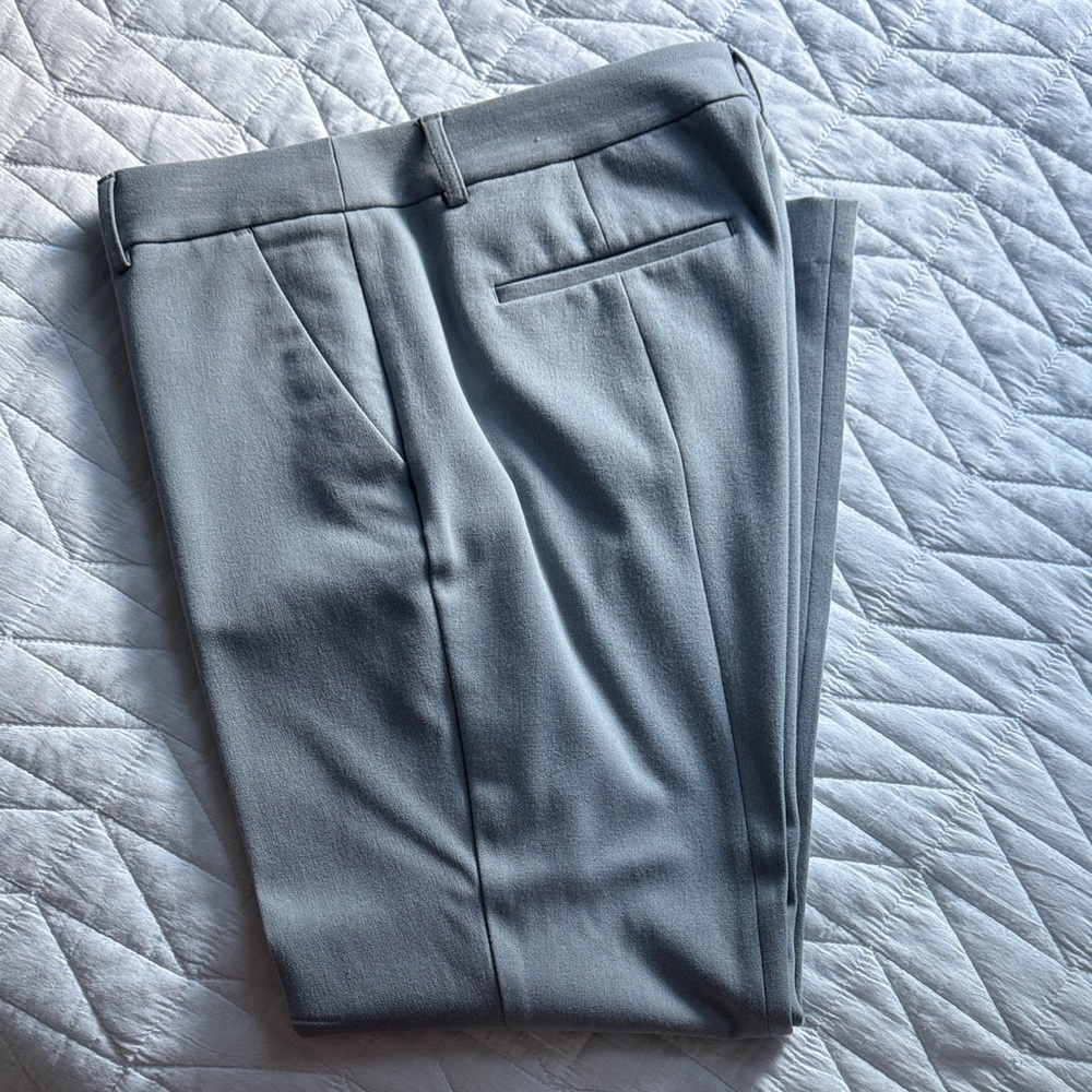 Express Columnist Gray Ankle Dress Pants